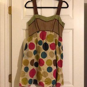 Adorable Polka Dot Dress - super silky material.